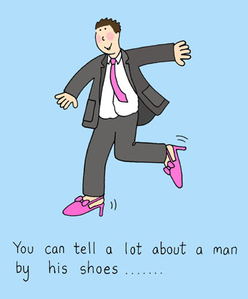You can tell a lot about a man by his shoes.